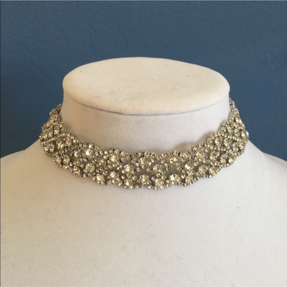 🆕 Multi Rhinestone Necklace - Picture 1 of 2
